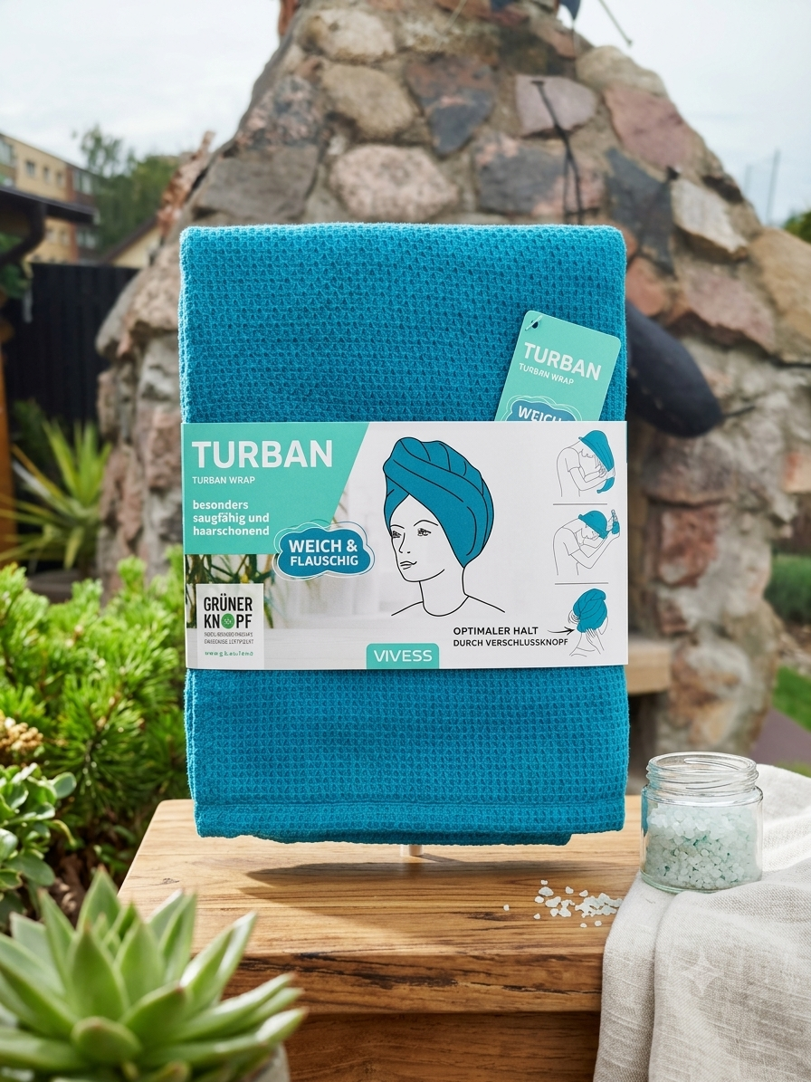 Turkio spalvos turbanas - Image 2